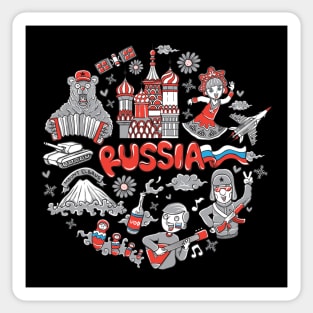 Russia theme Sticker